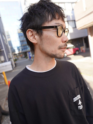 ベリーショートパーマメンズ