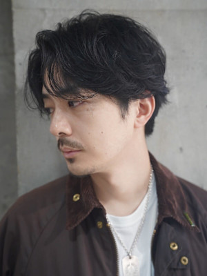 無造作ニュアンスシャドウセンターパート