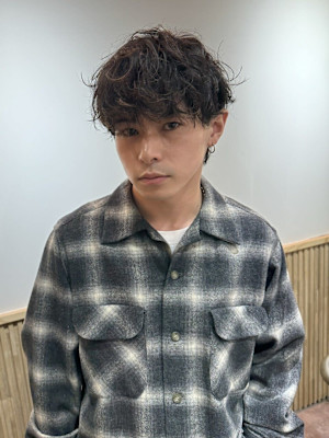 シャドウパーマニュアンスパーマ無造作パーマスパイラルパーマ