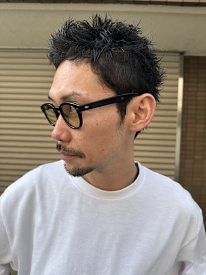 ベリーショートパーマメンズ