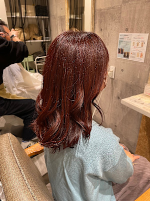 ピンクブラウンカラー