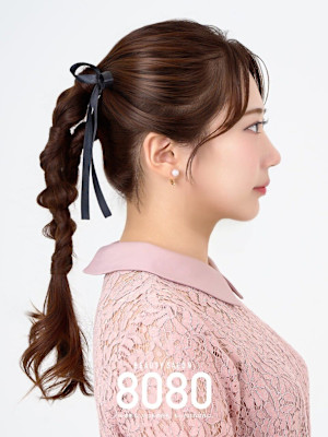編みおろしポニー（17種からえらべる流行りヘアセット）