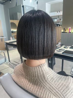 ミニボブ×髪質改善