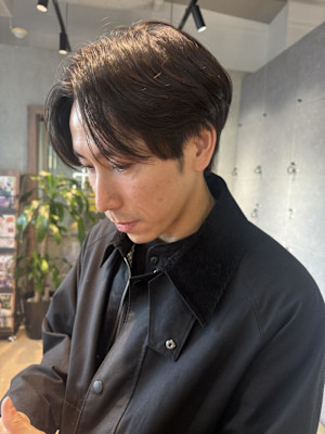 メンズ/センターパート/メンズカット