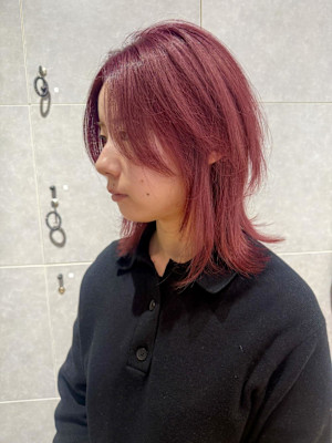 ウルフレイヤー/ボルドー/ブリーチカラー