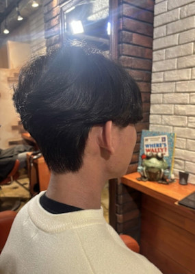 毛流れが美しい韓国風マッシュ【097スタイル】  長さ