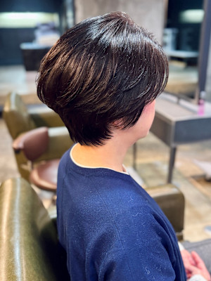 大人ショートボブ