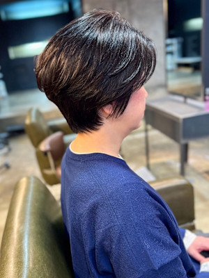 大人ショートボブ