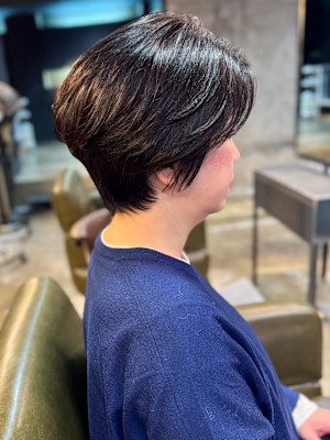 大人ショートボブ