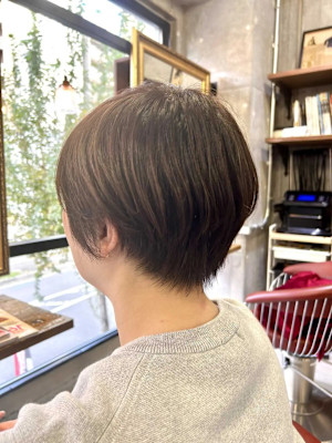 ショートグラデーションヘア