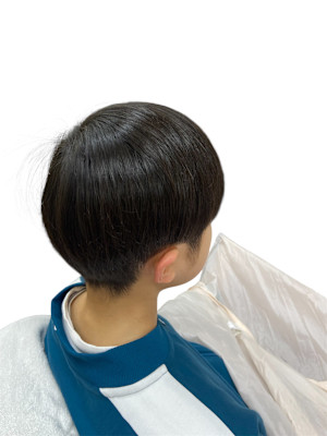 中学生女の子カット