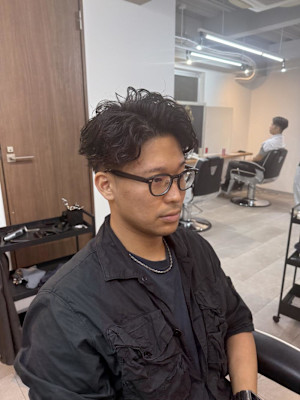  大宮/カット/短髪/毛流れ/センターパート