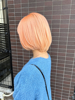 ボブ×デザインカラー☆