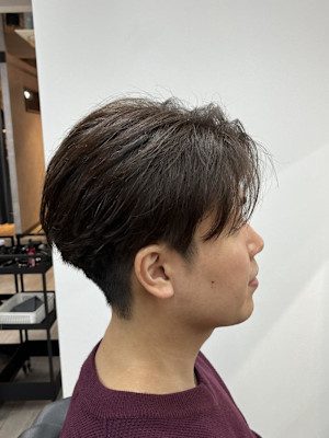 大宮/カット/短髪/毛流れ/センターパート