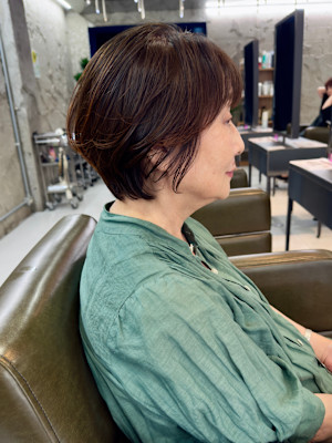 大人ショートボブ