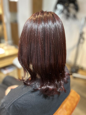 ピンク×春の水素カラー