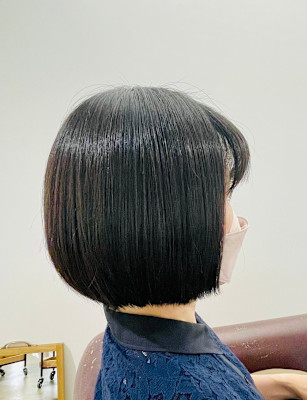 小顔ライン✕アゴ下ボブ