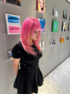 高発色ピンクのトレンドレイヤー