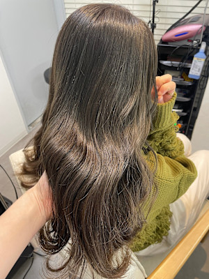 オリーブベージュ髪質改善