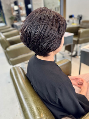 大人ショートボブ