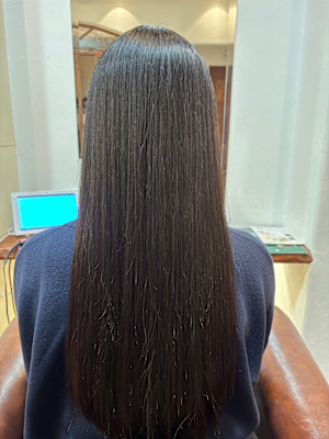 【クセ、広がり対応】艶カラー