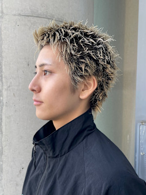 メンズ/スパイキーショート/アクティブショート/ブリーチ