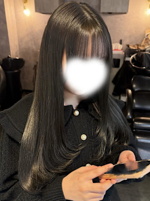 《高橋亜美》オリーブグレージュ/ダブルカラー/大宮