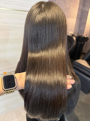 《高橋亜美》オリーブブラウン/艶カラー/大宮