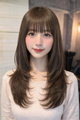 《高橋亜美》ブラウンベージュ/大宮/ダブルカラー