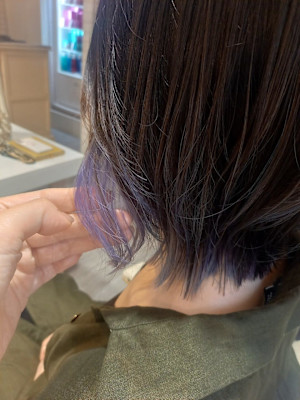 ラベンダーインナーカラー