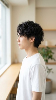 流山おおたかの森30代【ビジネスパーマ】骨格補正×時短セット