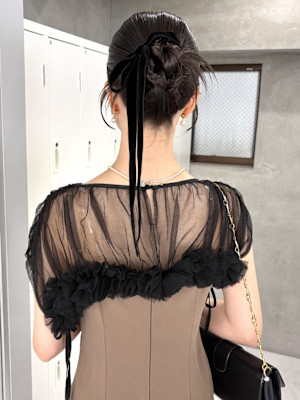 タイトアレンジ/カチモリヘア/お呼ばれヘア