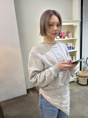 ボブ　ブリーチ　レイヤー