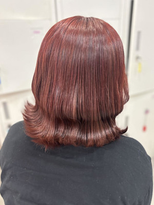 オリーブグレ／小顔に見せるヘア／ココアベージュ／黒髪カタログ