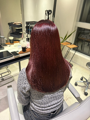 チェリーレッド◎レッドブラウン【髪質改善】