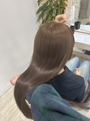 ナチュラル艶ブラウン