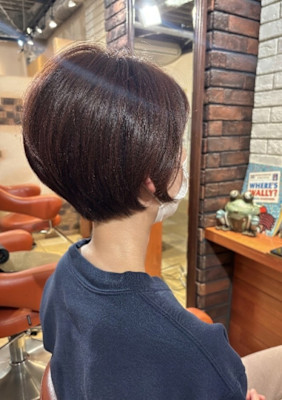 首元をすっきり見せる大人艶ショート【109スタイル】