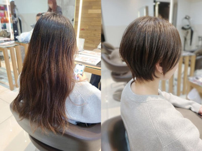 【小田急相模原】ロングからバッサリ丸みショート