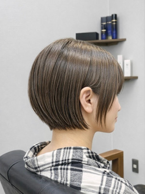 40代50代に人気の丸みショート