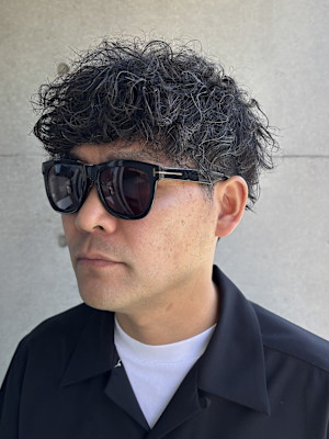 ラフ質感ツイストカーリー