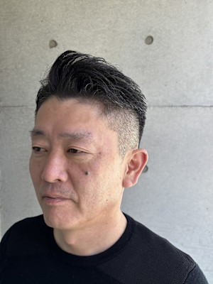 アンダーカットポンパドール