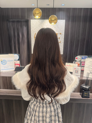 ナチュラルに可愛いコテ巻きカール