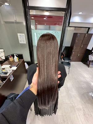 髪質改善ストレート