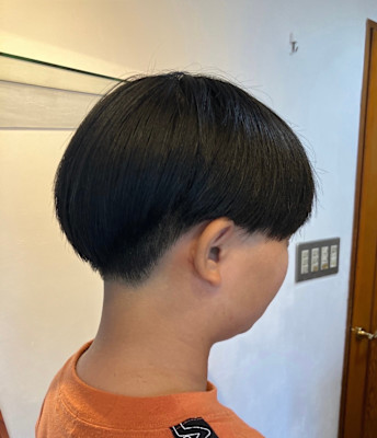 S'グラデ（マッシュ×ツーブロック×手刈り）