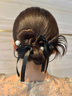 《honoka》リボンカチモリ×リボン×パール