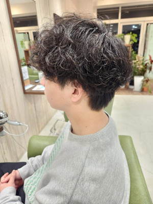 メンズマッシュパーマ