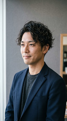 横浜メンズヘア 桜木町美容室 大人のニュアンスパーマ