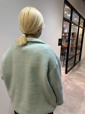 シルキー質感×プラチナブロンド【担当：田村】