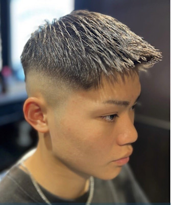 王道フェードカット