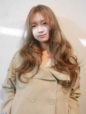 ミルクティーベージュ/レイヤーカット